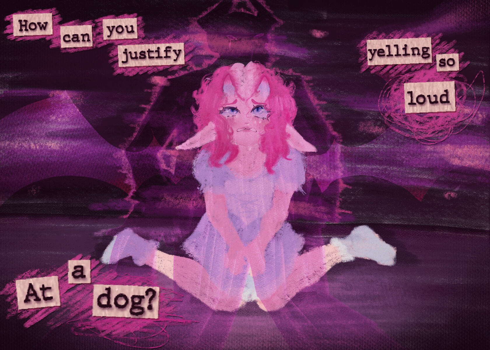 "Like a Dog - Women in Peril" Storyboard Illustration 3