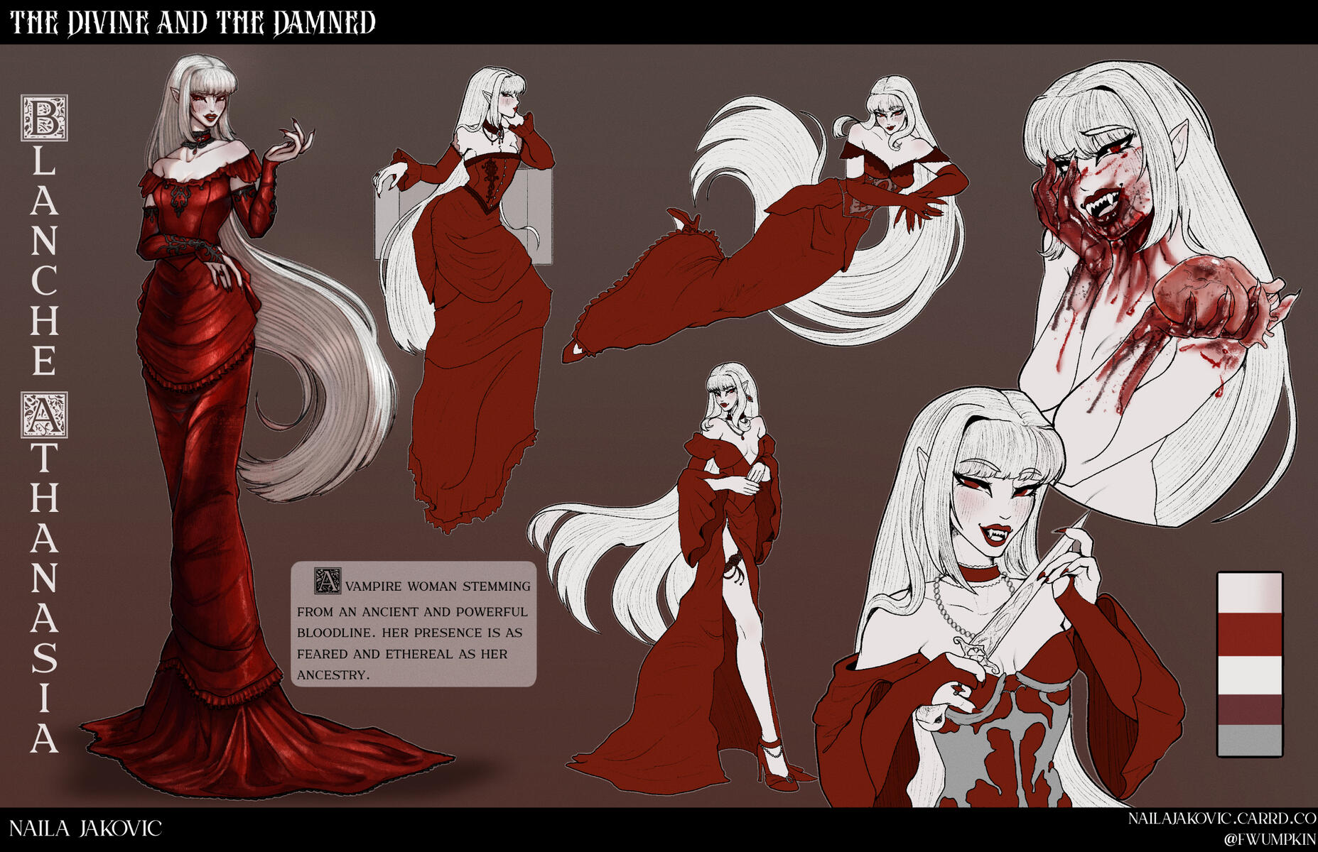 The Divine and the Damned - Blanche Athanasia Sheet