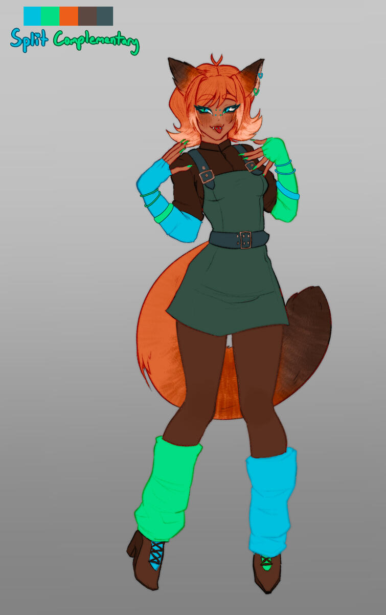 Split-Complimentary Fox Design