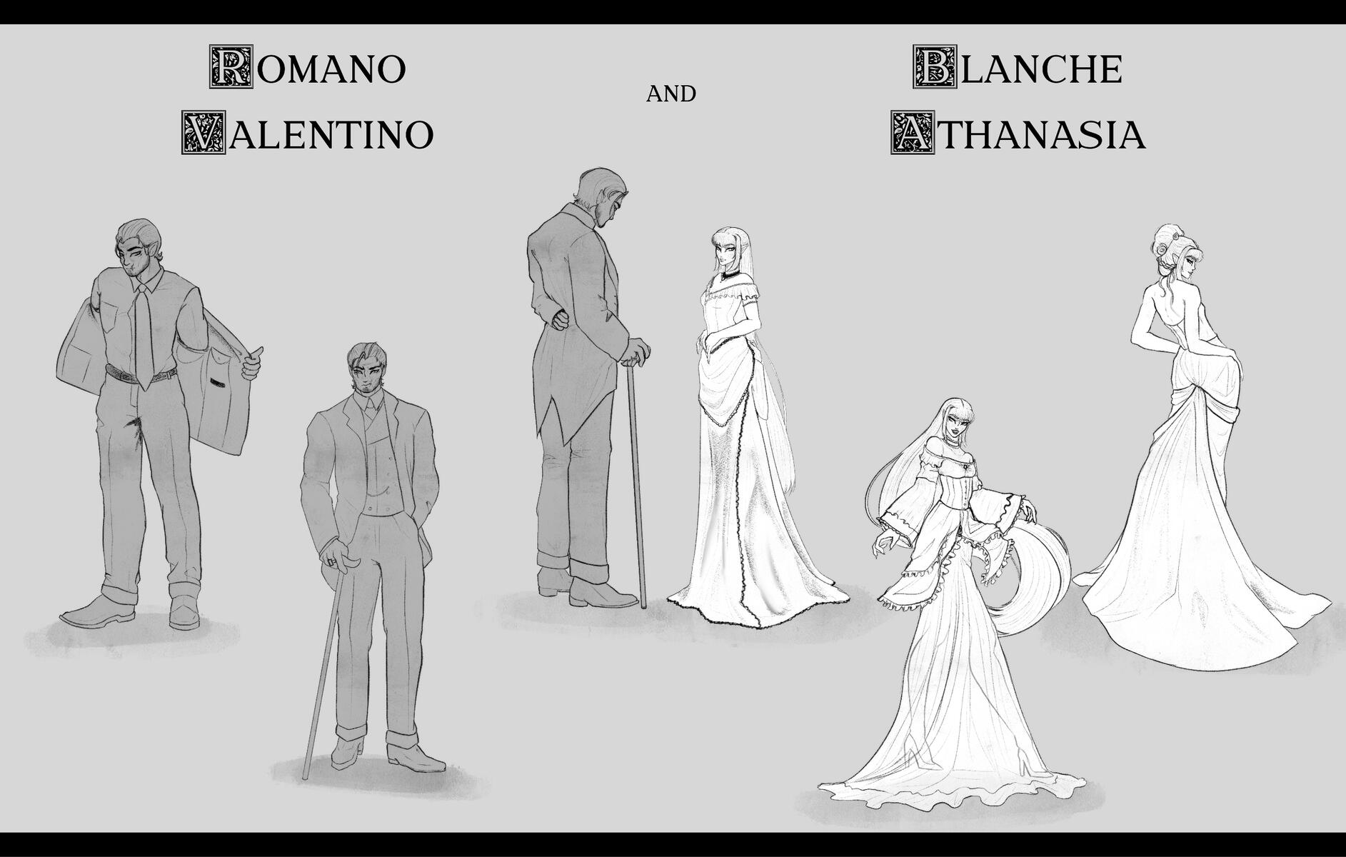 The Divine and the Damned - Blanche and Romano
